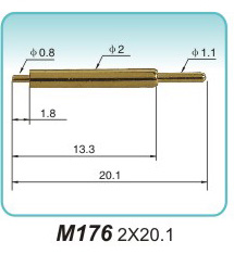 弹簧探针  M176  2x20.1